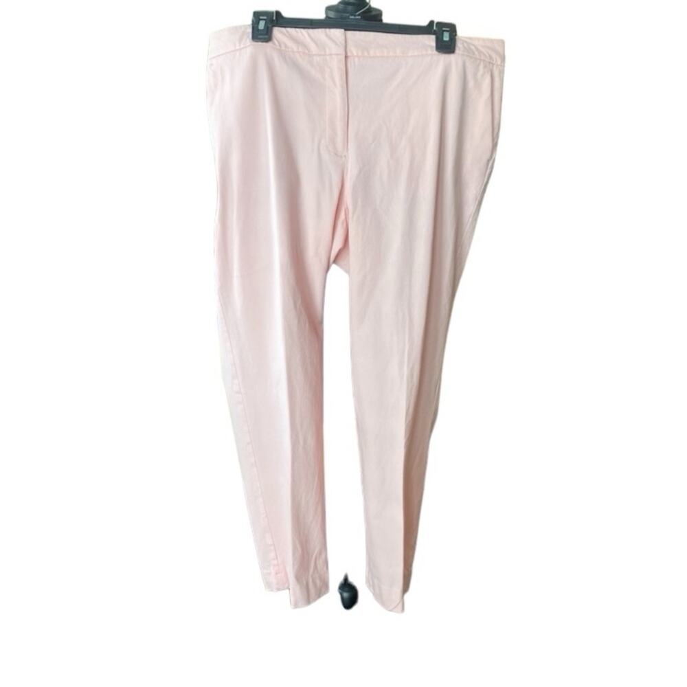 Talbots Hampshire Ankle Pants Women's Size 14W Pink